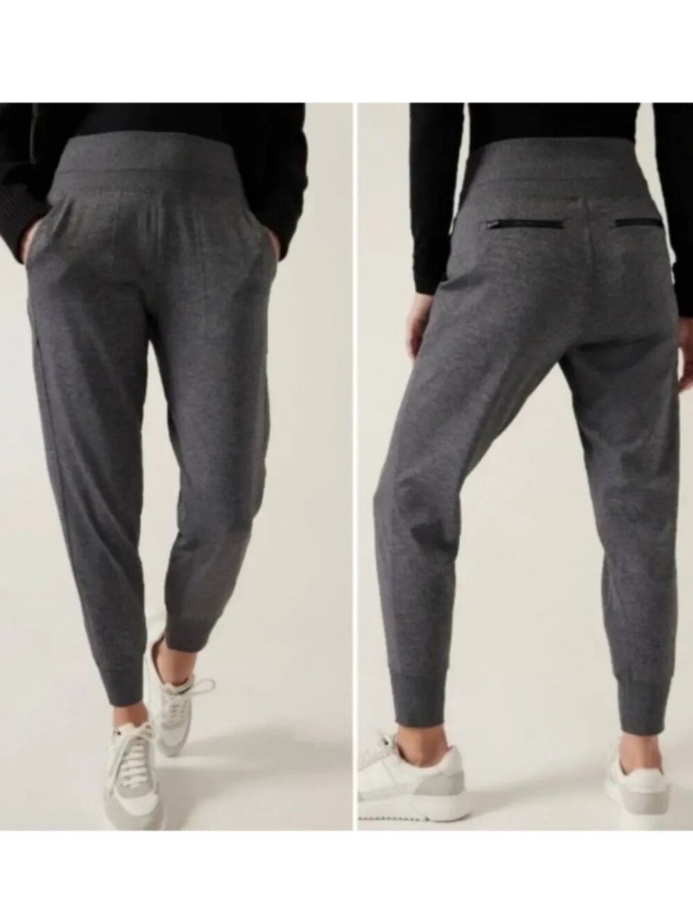 Athleta Venice Jogger - Heather Grey - M Tall